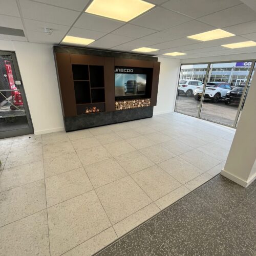 Richmond Ceramics - UK Tile Contractor - Halesowen Car Showroom