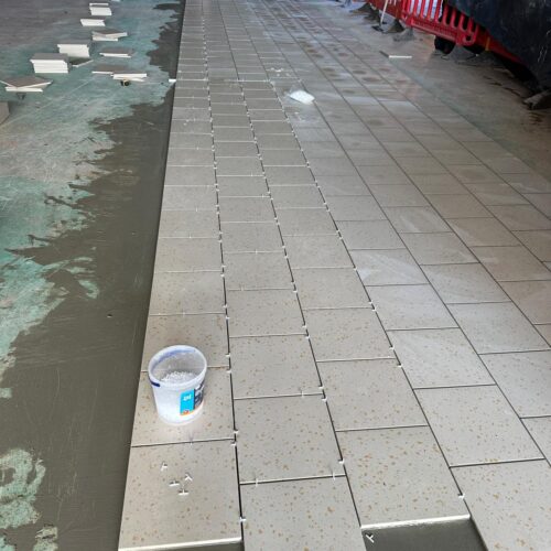 Richmond Ceramics - UK Tile Contract - Lidl Store, Brentford.