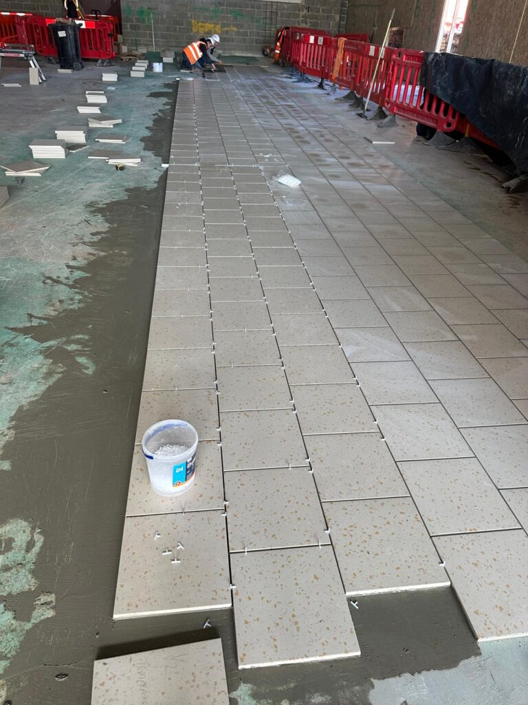 Richmond Ceramics - UK Tile Contract - Lidl Store, Brentford.