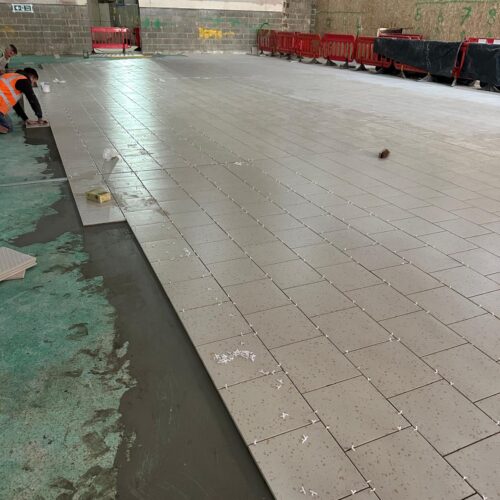 Richmond Ceramics - UK Tile Contract - Lidl Store, Brentford.