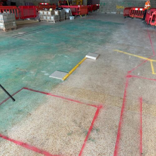 Richmond Ceramics - UK Tile Contract - Lidl Store, Brentford.